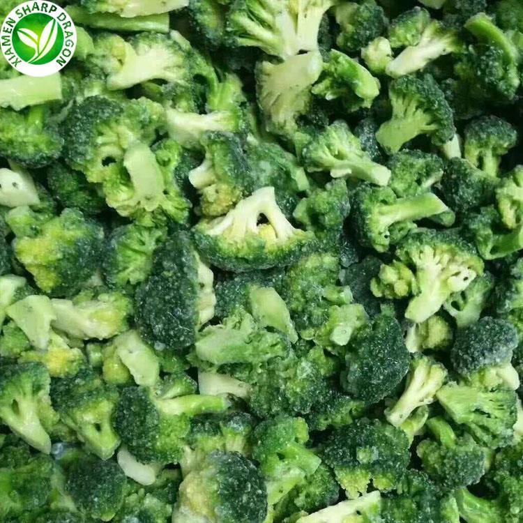 saldēti zaļo brokoļu florets frozen green broccoli florets